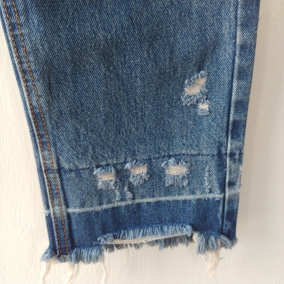 Special A Los Angeles High Rise Distressed Ankle Jeans 100% Cotton SZ 27 - Picture 6 of 12